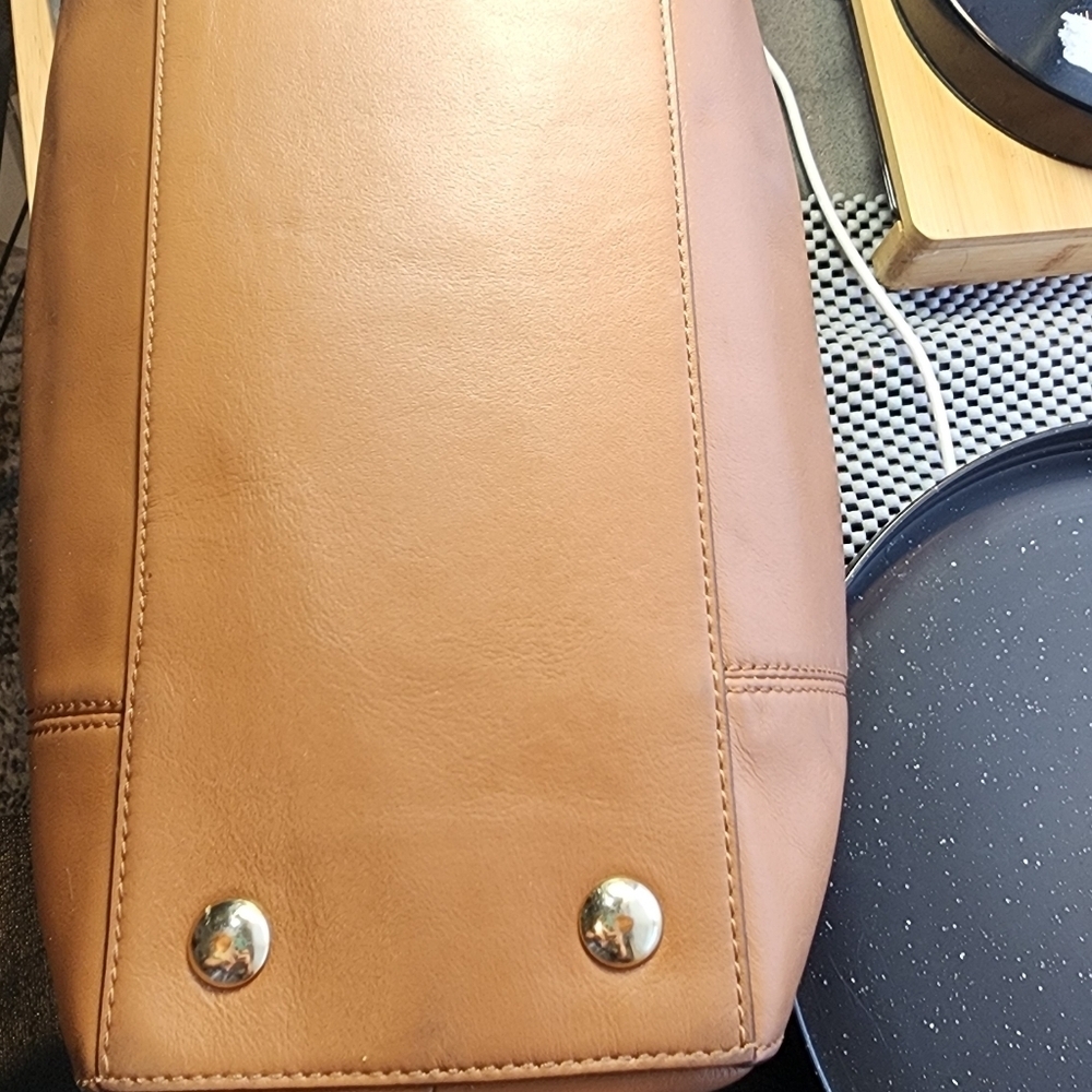 Coach Colette Leather Satchel F33806  Warm Brown EUC - Picture 3 of 15